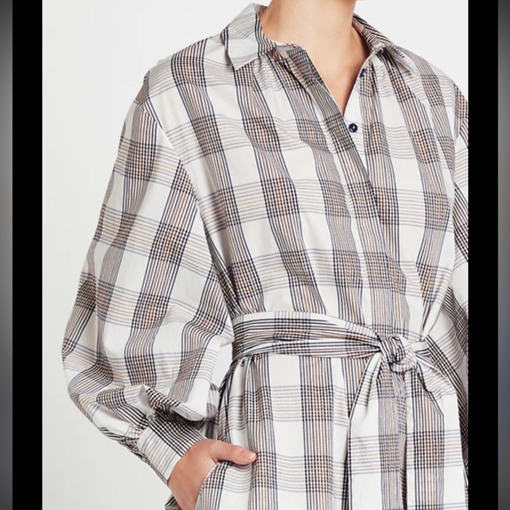 Baum und Pferdgarten LONG LANTERN SLEEVE AUBREE SHIRTDRESS WITH BELT SIZE M - Picture 15 of 16